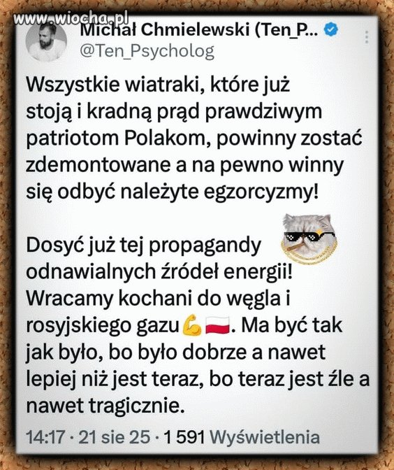 Ktoś tu nieźle odleciał