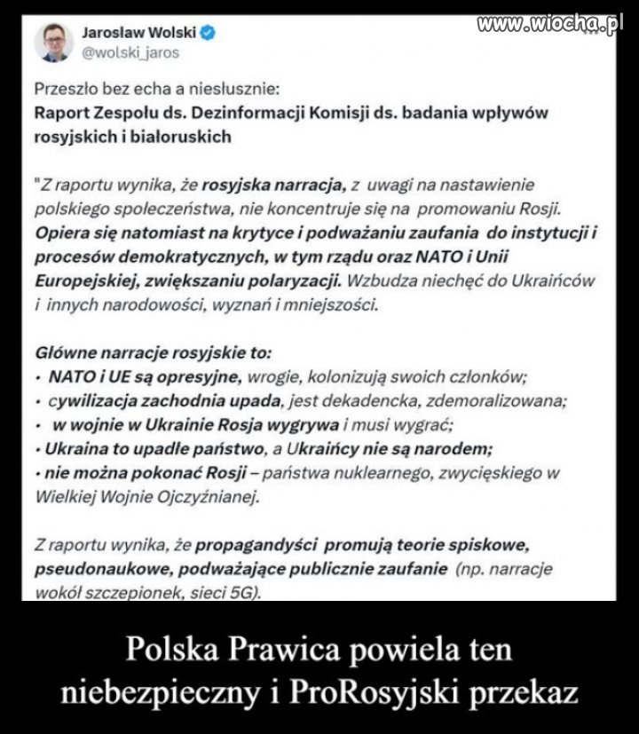 Czas na szukanie ruskich trolli na wiocha...