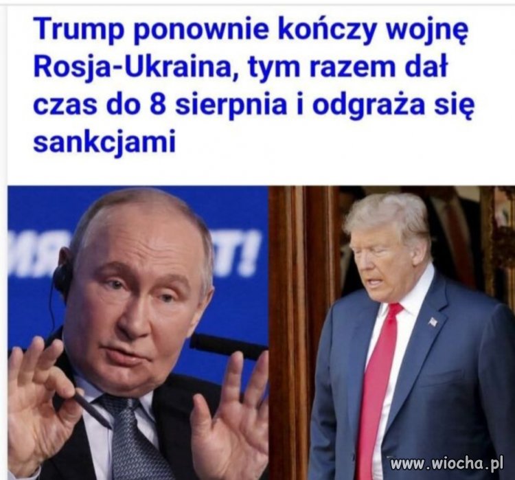 Tak, widać w oczach Putina ten strach 