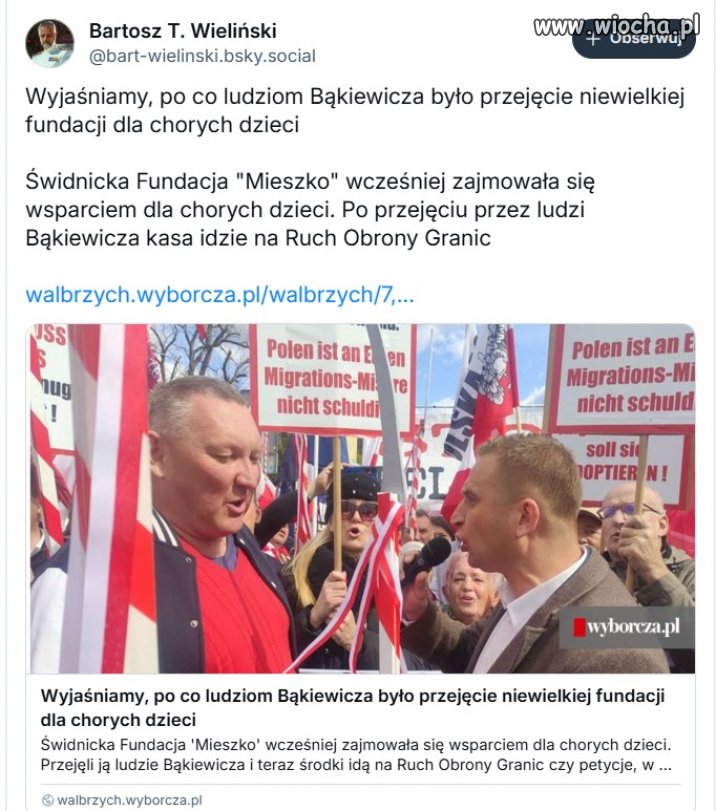 Po co mu fundacja?