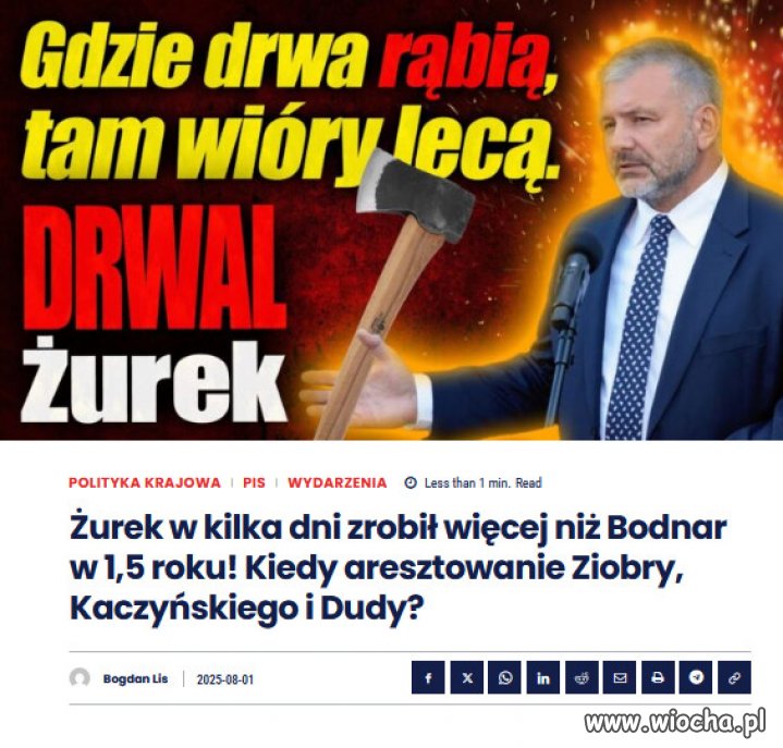 Anihilacja mafii PiS! Jego poprzednik zmarnował 1,5 roku.