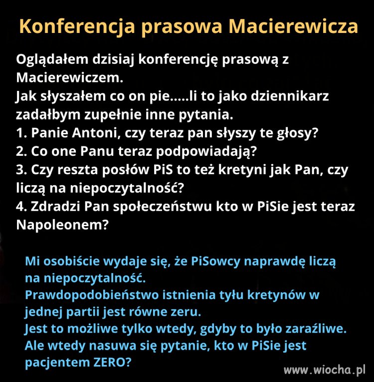 Konferencja prasowa