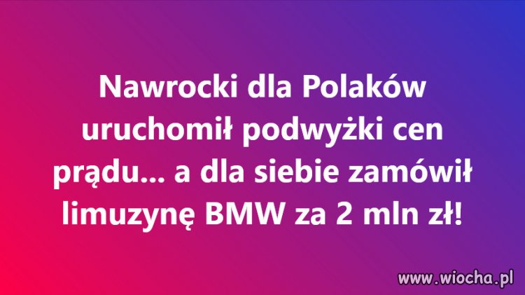 Dorwał się alfons do wladzy dzieki ciemnocie PiS