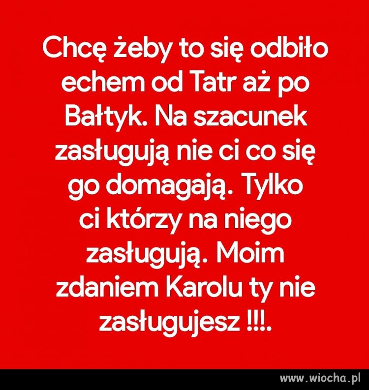 Lepiej bym tego nie ujął ...