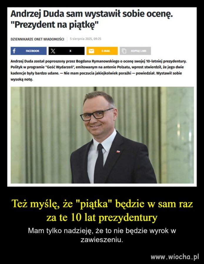 5, 10, 15 ... Ile lat byś mu dał ?