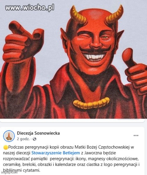 Święty magnesik na lodówkę chcesz?