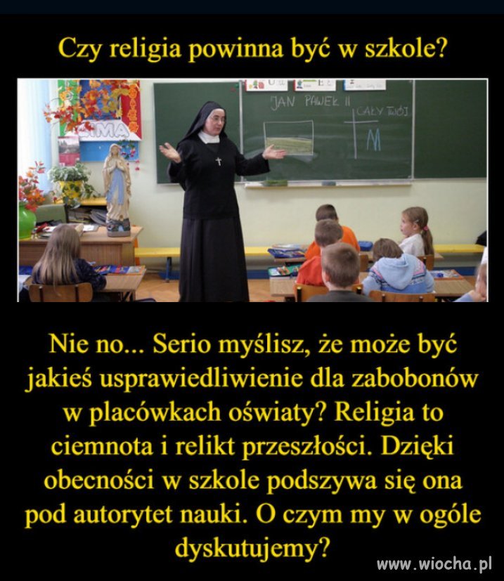 Szkoła jest miejscem dla oświaty i rozwoju intelektualnego!
