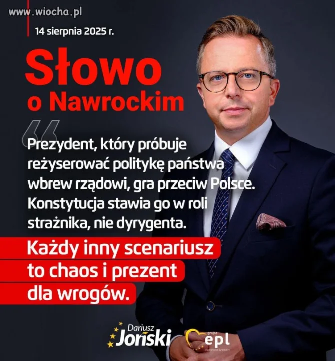 Karol nadyma się bardzo mocno...