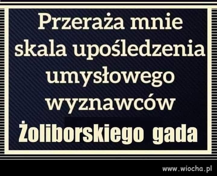 Fakt, to jest przerażające !