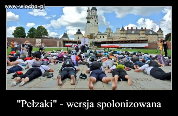 Wygląda to tak jak zawody pływackie w psychiatryku