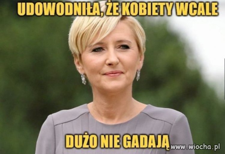 Udowodniła, że kobieta nic nie gada 