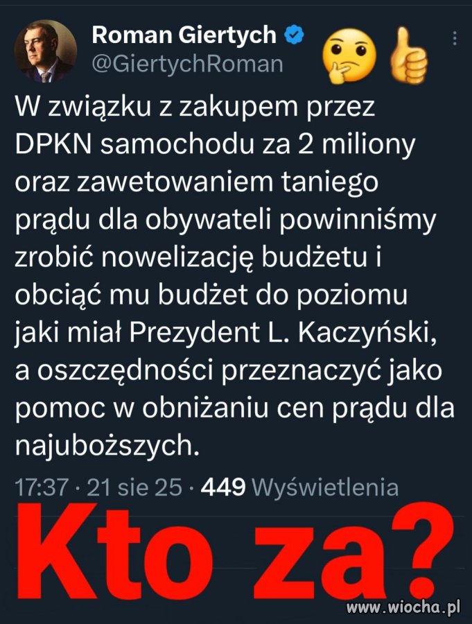 Romku zrozum, kibol nie wsiądzie do jakiegoś Merca po dupku