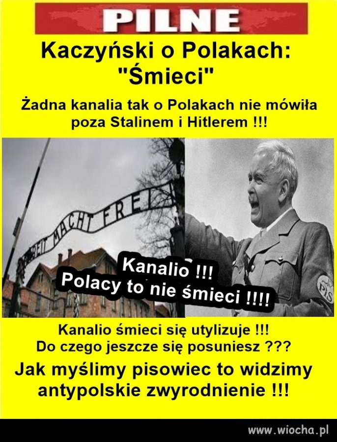 Polacy o kaczyńskim: Zabierzcie to goowno!