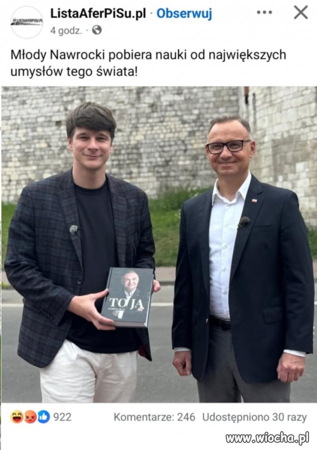 To sobie autorytet wybrał...