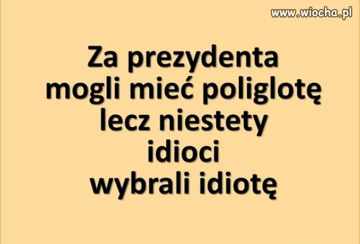 A mogło być tak pięknie ...