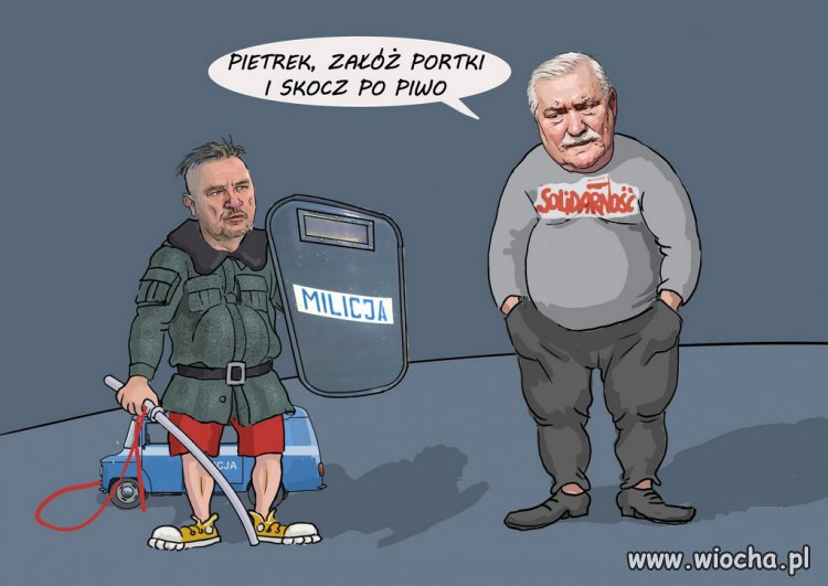 "Solidarność PiSu" stoi tam gdzie stało ZOMO...