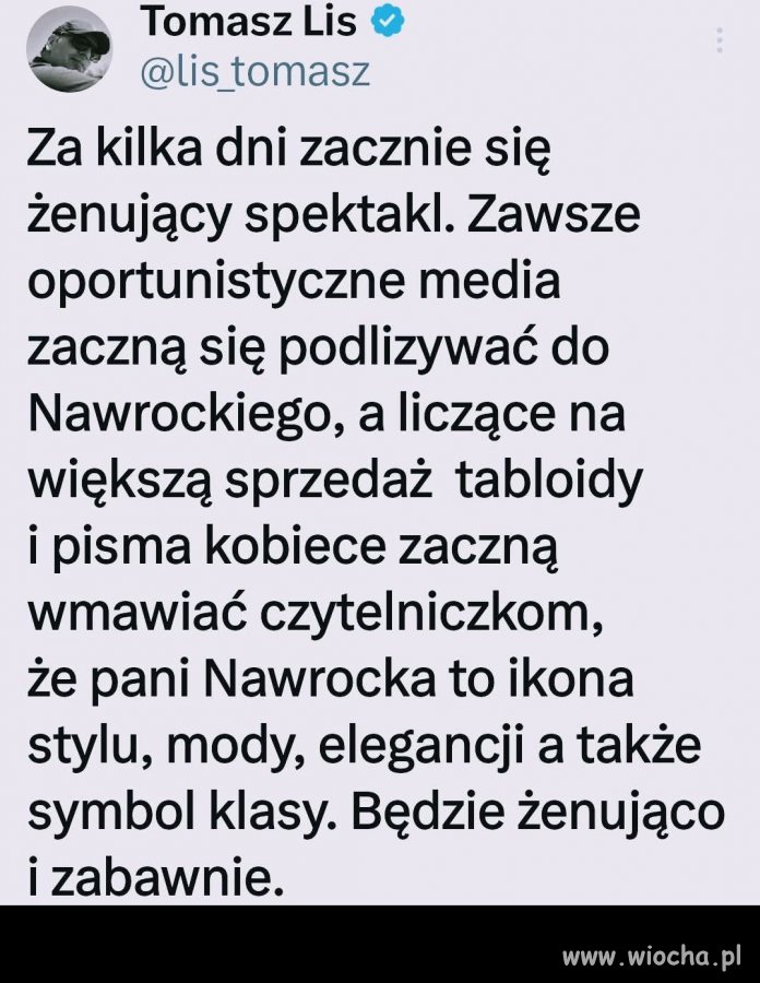 Z naciskiem na "żenująco".