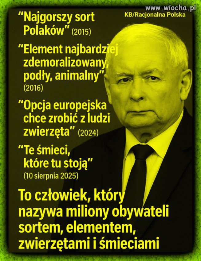 Ta kacza kreatura zniszczyła Polskę