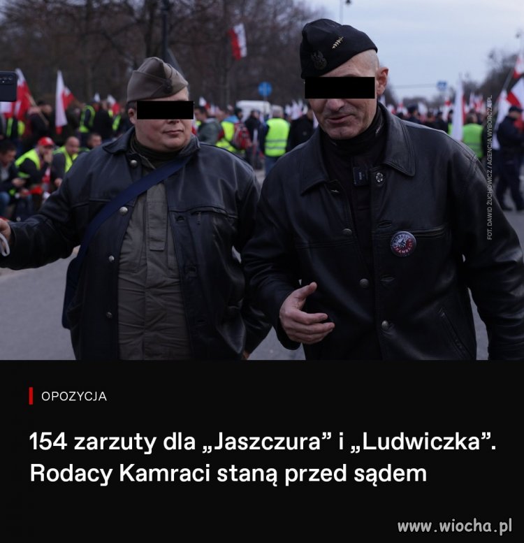 Sporo tych zarzutów. Skończy się rumakowanie ...