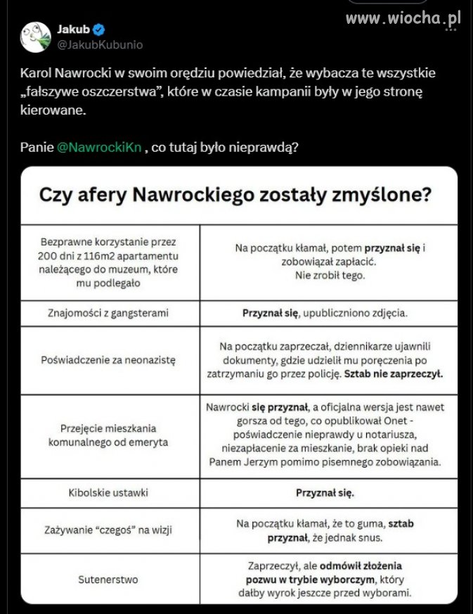 Nie będzie nikogo pozywał, bo w sądzie by wszystko wyszło na jaw!!