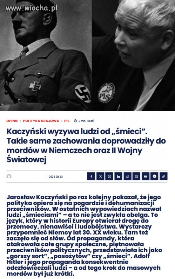 Lekcja historii, której nie wolno zlekceważyć
