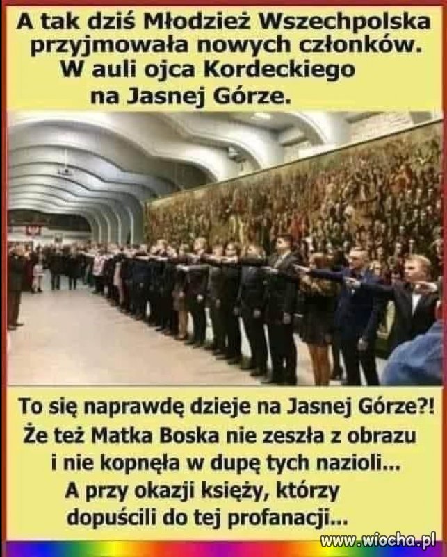 Degeneracja i zaklamanie sekty kosciola, widoczna publicznie!