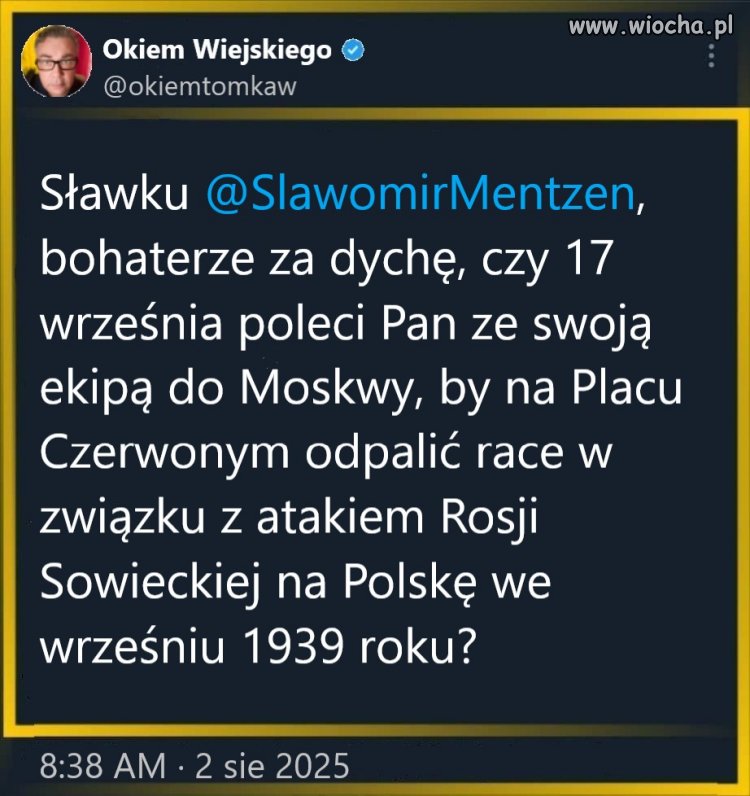 Czy odwaga mu nie pozwoli?