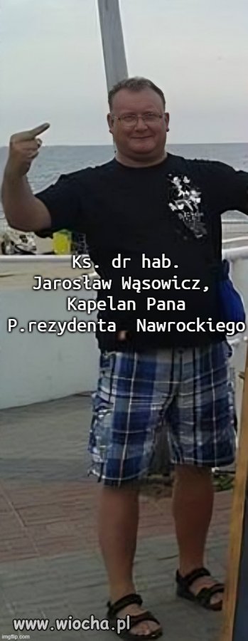 Ksiądz pozdrawia Was