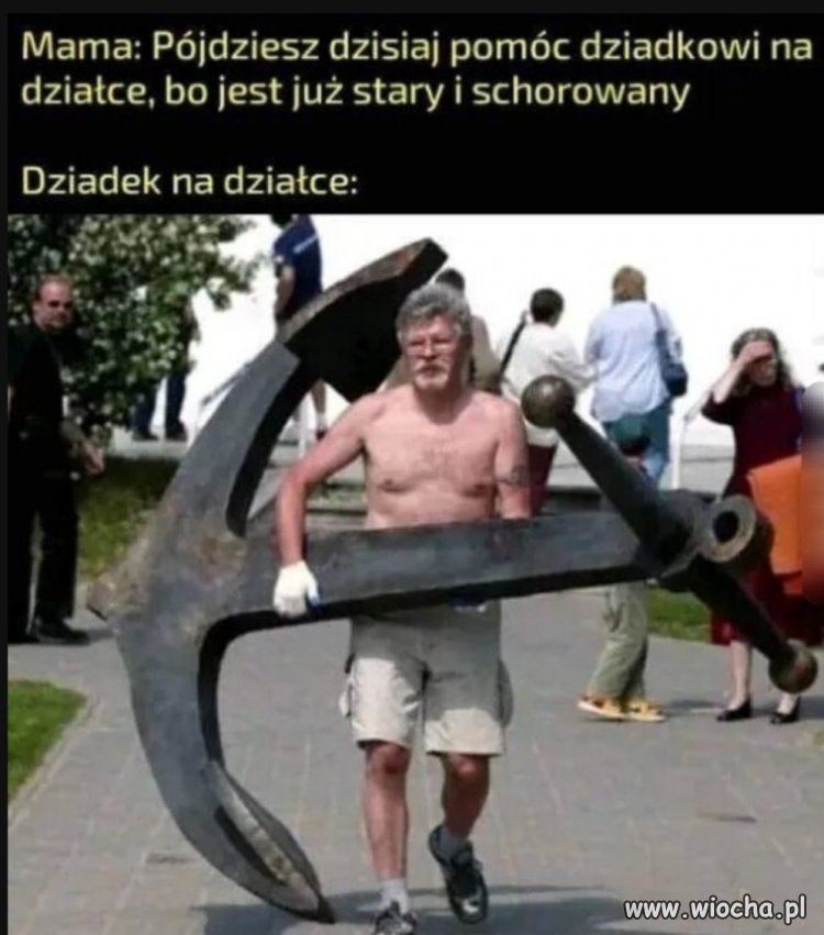 Biedy, stary dziadzio 