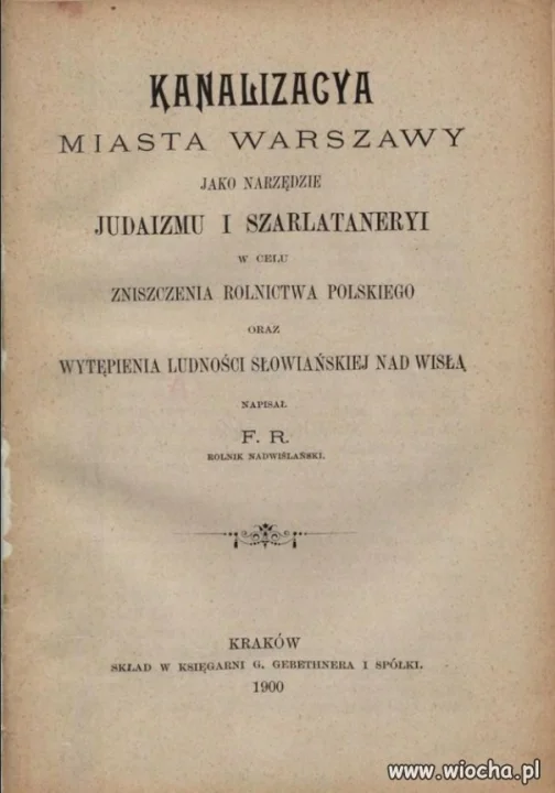 Dziś wiatraki, kiedyś kanalizacyja.  