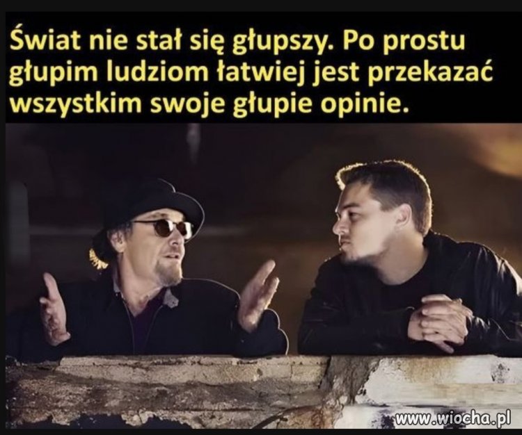 To nie wina świata 
