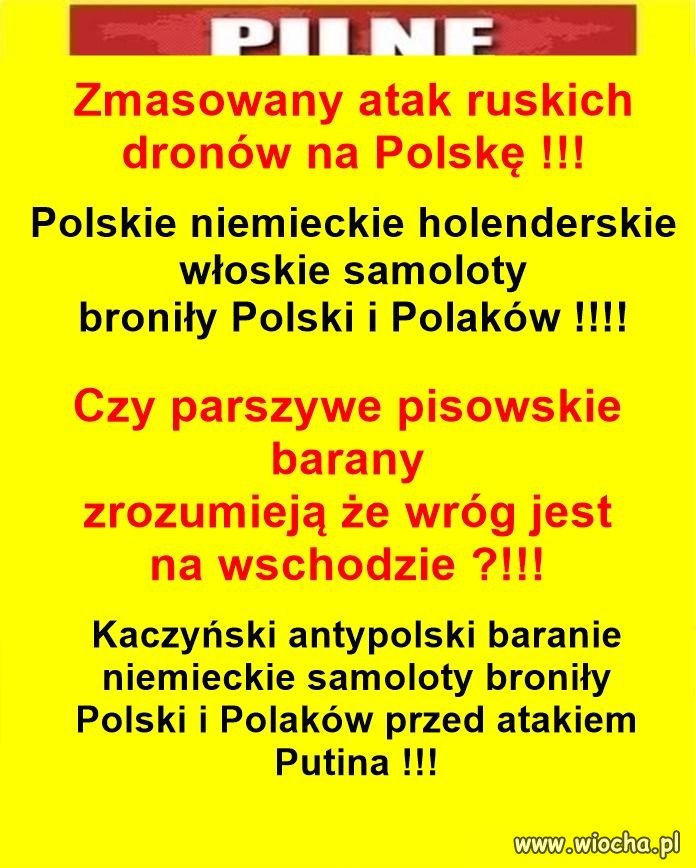 Obawiam się, że PiSowskie matołki nie zrozumieją 