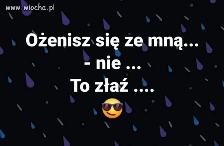...nie za głęboko, mam chłopaka
