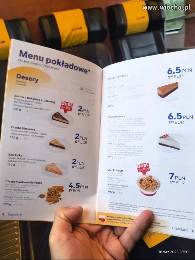 Ceny posiłków w regiojet 