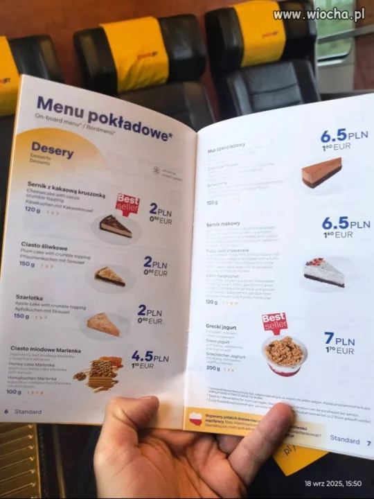 Ceny posiłków w regiojet 