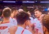 Kuba Kochanowski kończy mecz, 