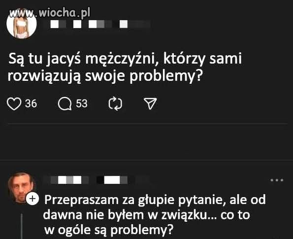 Problemy powodują jedynie...