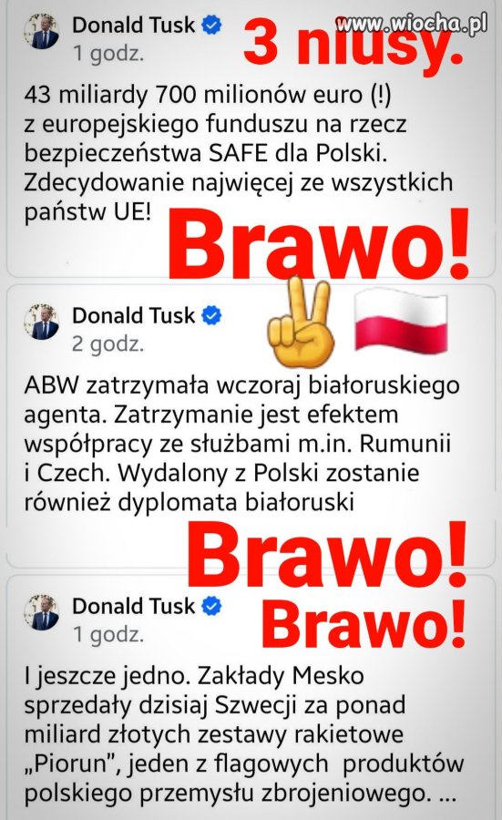 Brawo! Polska na topie!