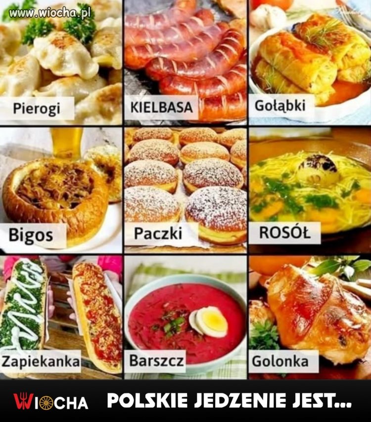 Polskie jedzie jest... zaje... do jedzenia.
