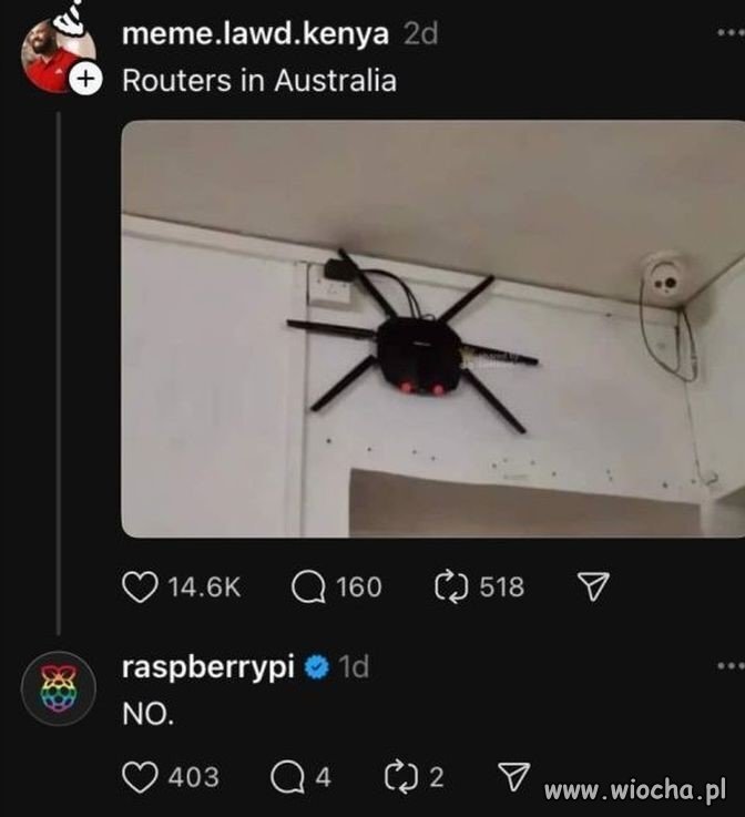 Australijskie routery takie są