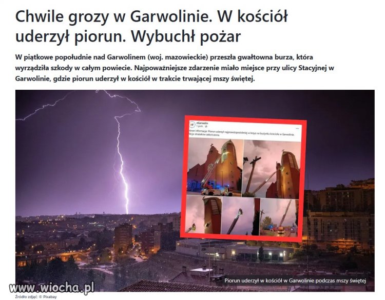 Boskie ostrzeżenie dla watykańskich urzędników