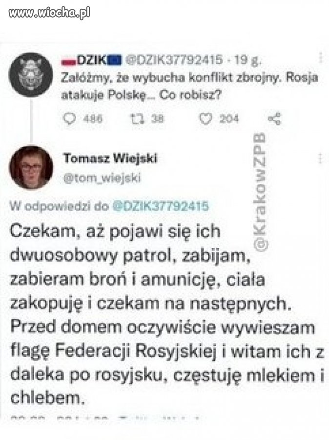 Dzisnnikarz ktorego szanuje