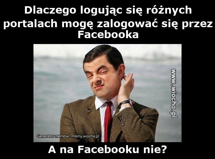 Dlaczego logując się różnych portalach mogę
