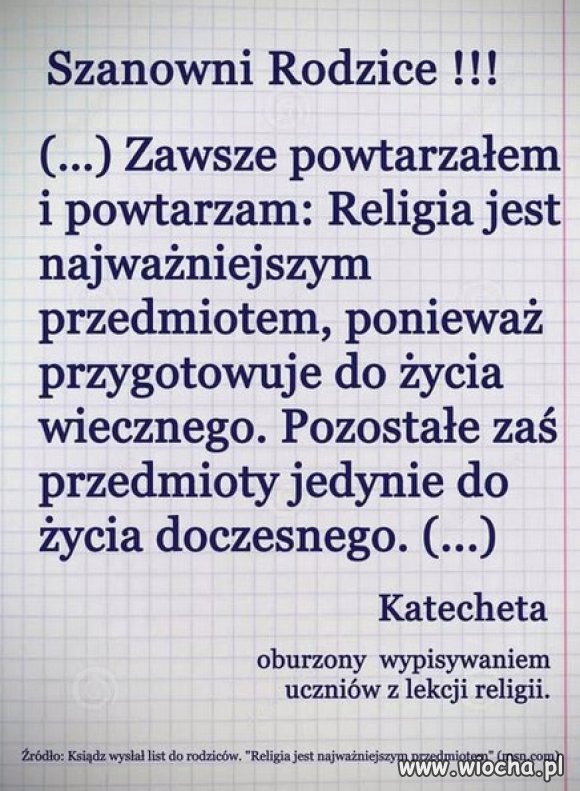 Dzieki religii sekta kosciola zyje jak w raju, za zycia!