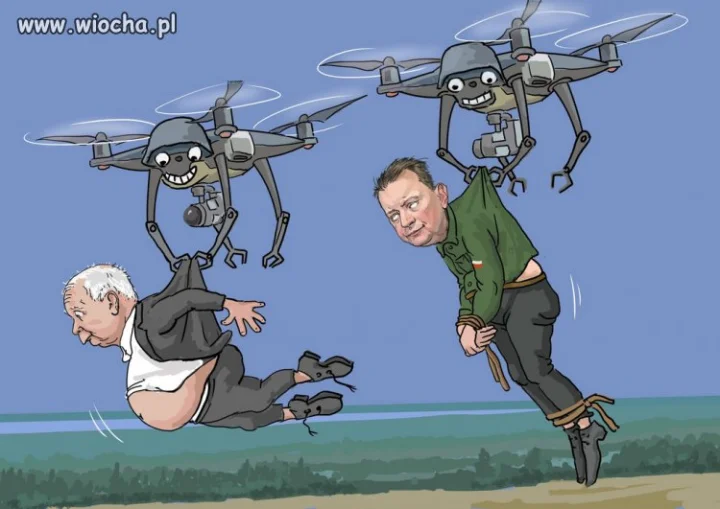 Dwa drony były inteligentne 😁