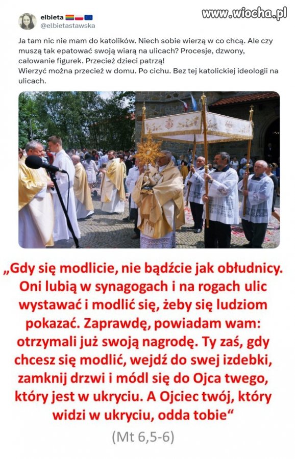 Tylko nie wciskaj, że taka jest tradycja