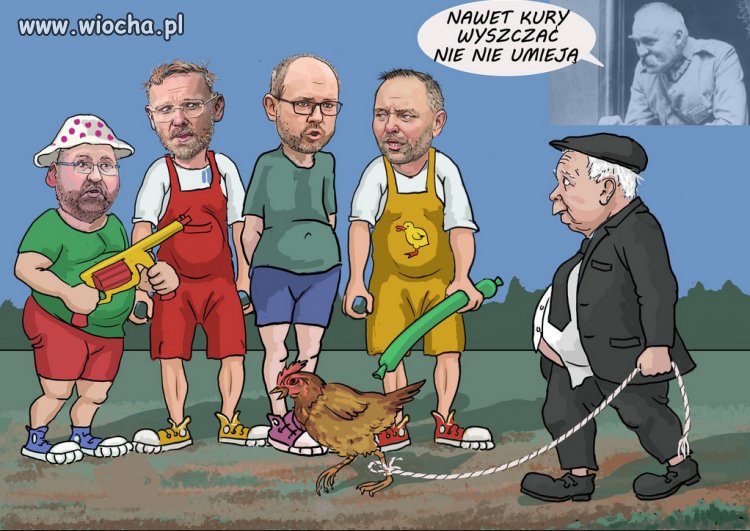 Jak to z tymi debilami, senilnego Kaczynskiego?