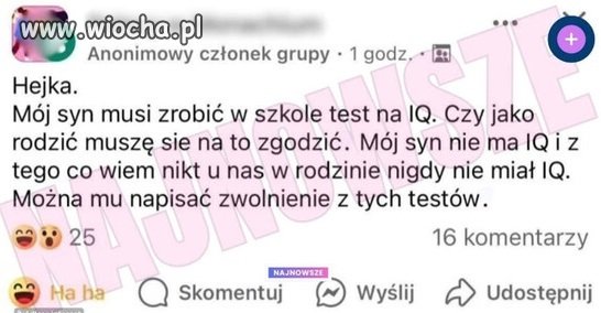 Niektórym testy IQ są niepotrzebe