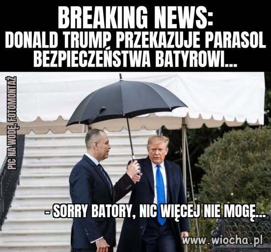 Jak trumo wczoraj nam pomógł?