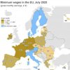 Płaca minimalna w EUR
